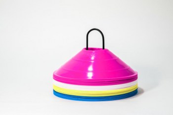 Markierungshütchen Set, 24 Stck., 4 Farben I TOBA-Sport.shop